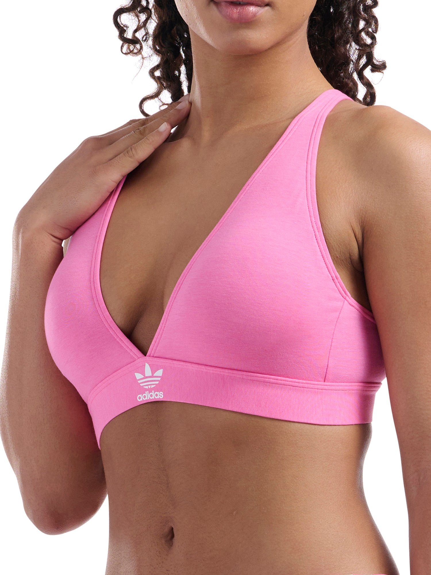 bra pink bustier Originals Triangel-BH lucid Unlined adidas bralette