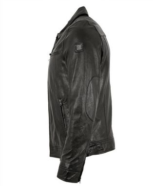 Otto Kern Lederjacke OTTO KERN - Herren Lederjacke Echtleder Lammnappa schwarz