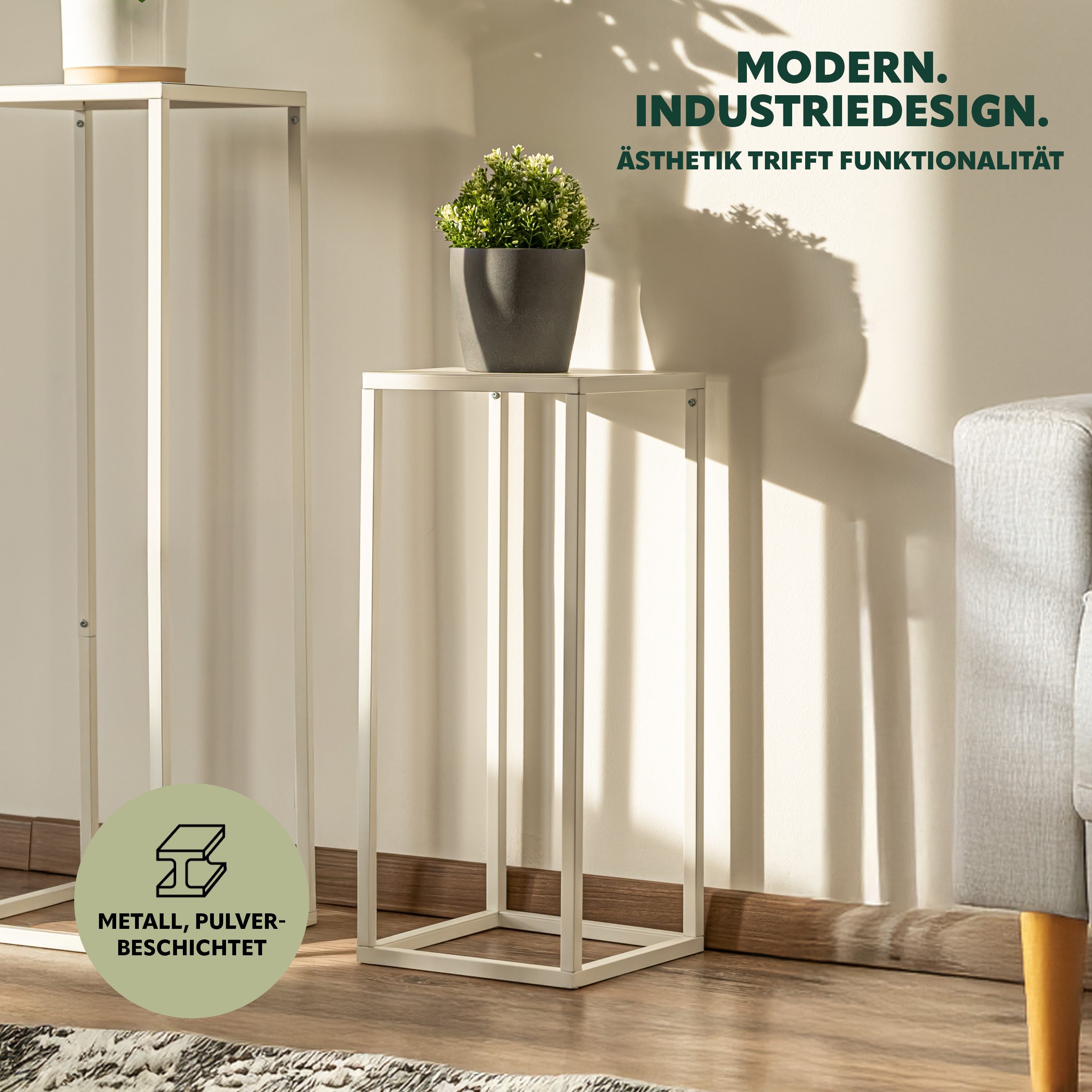 bremermann Blumenhocker Blumensäule, aus Metall ca. 26 x 26 x 60,5 cm günstig online kaufen