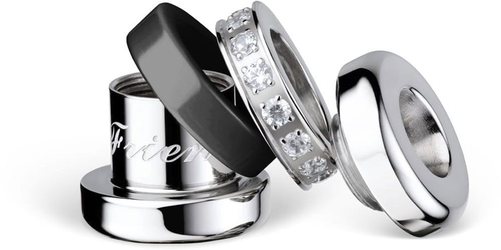 Bering Kettenanhänger Charm aus Edelstahl - Bering Jewelry Modell: BestFriend-2