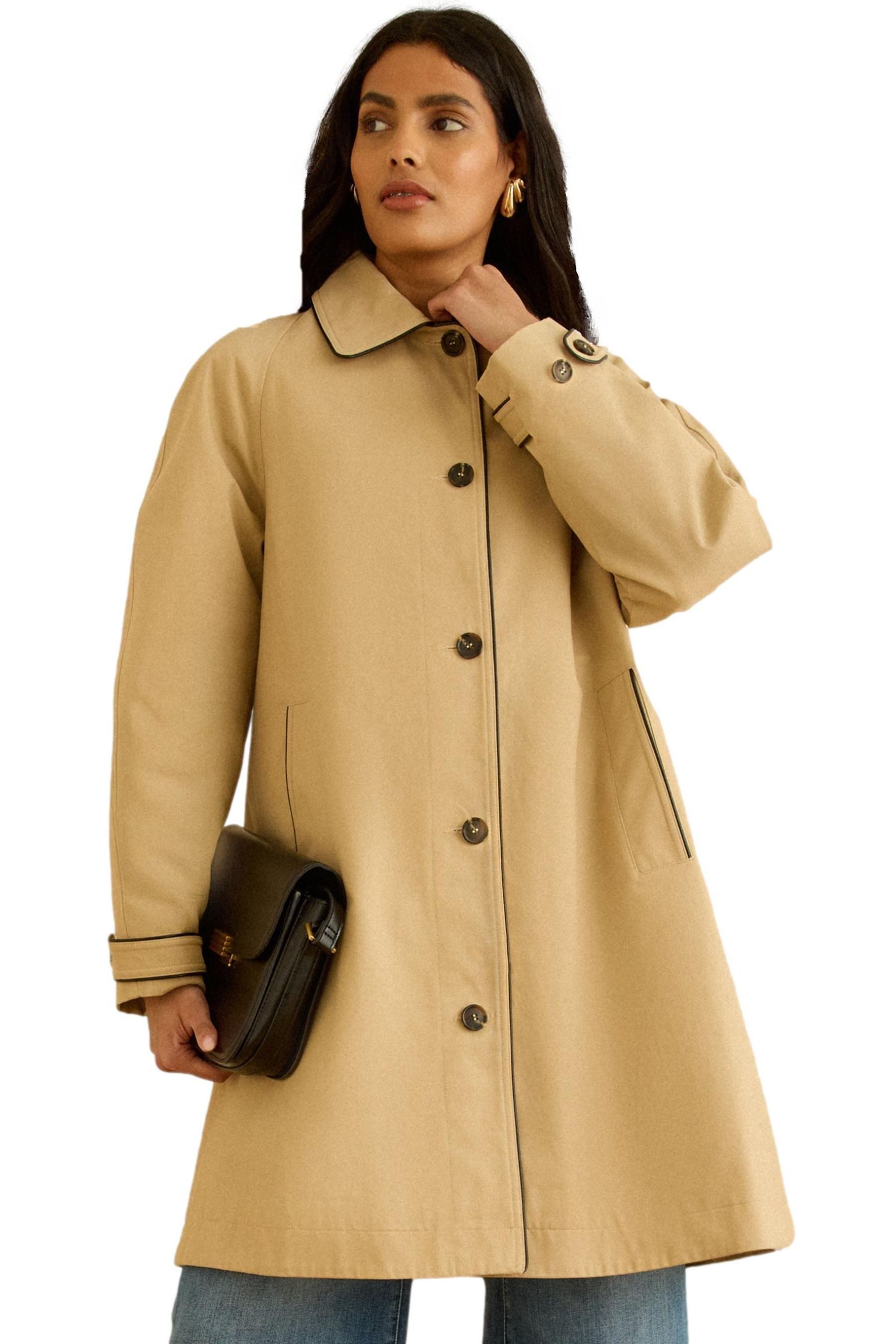 Langmantel Love & Roses Langer Trenchcoat