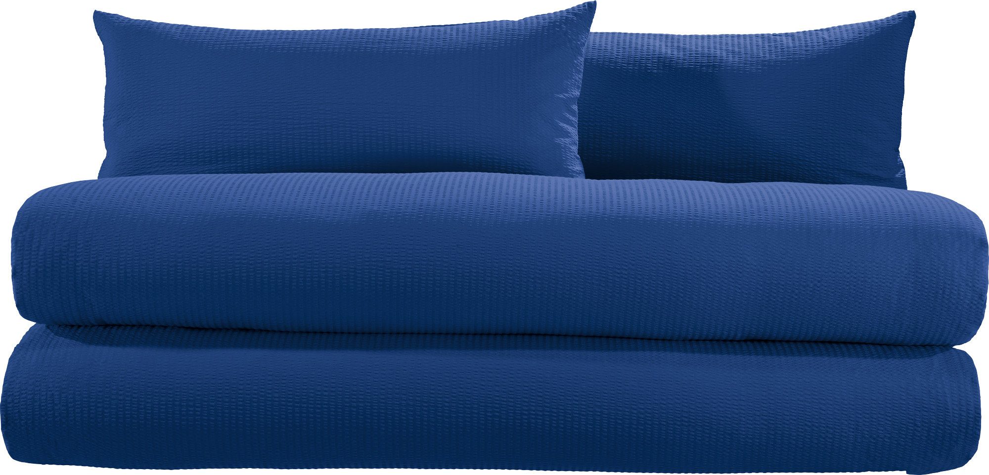 Erwin Müller Bettwäsche Bettwäsche Sparpaket "Wertingen" 4-teilig, Seersucker, Uni