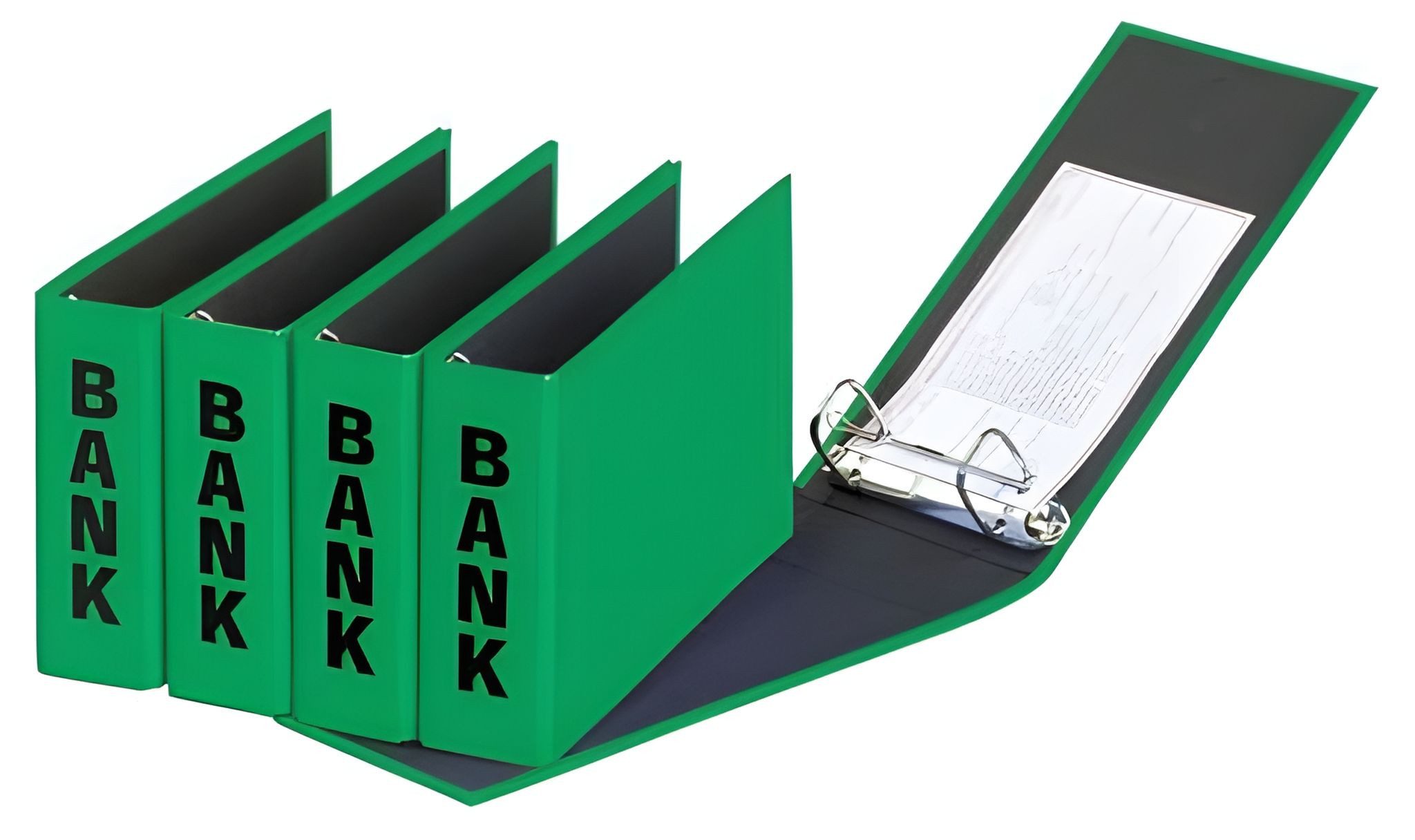 PAGNA Bankordner Pagna Bankordner 25x14cm Basic Colours Bubi grün