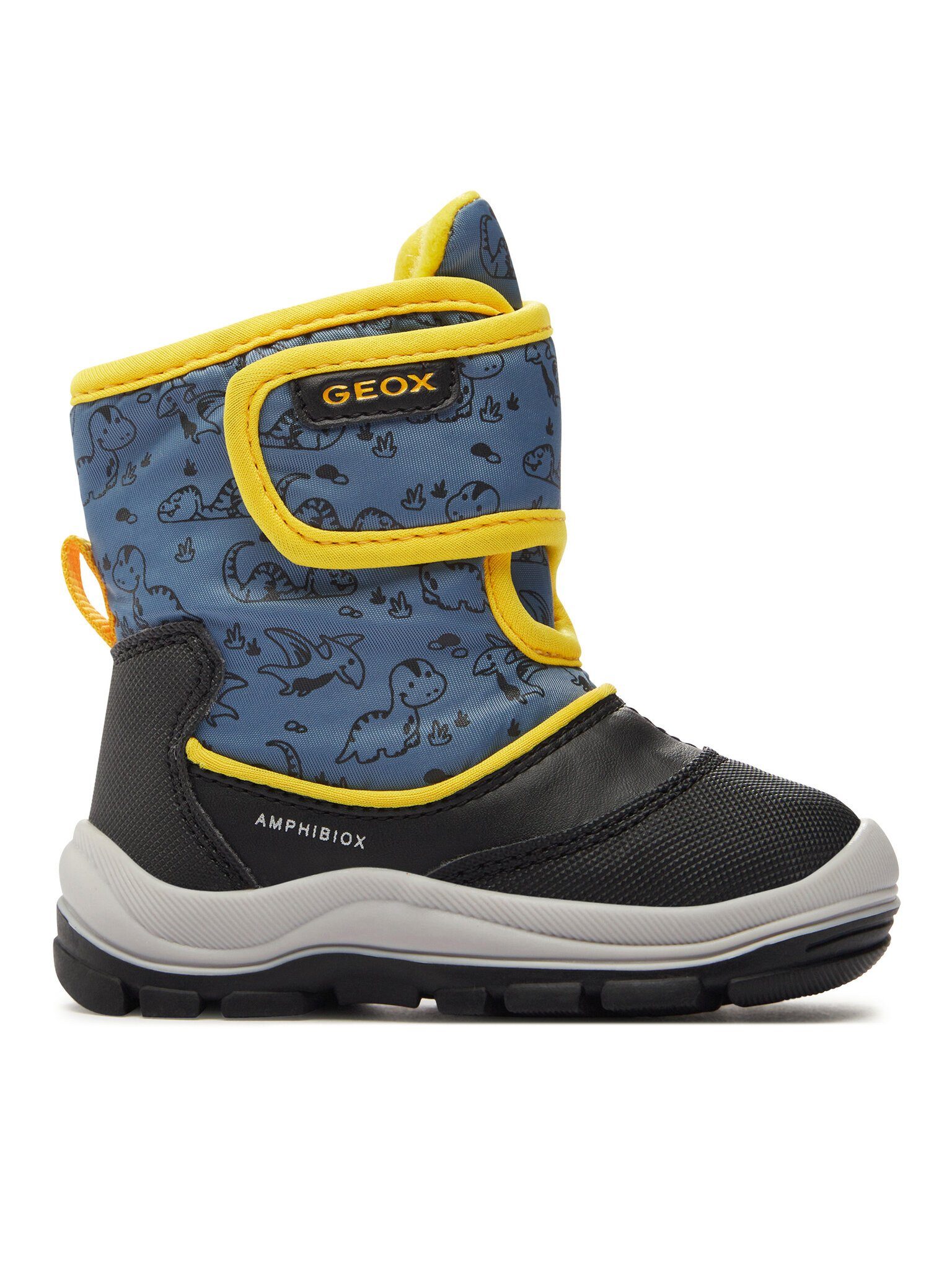 Geox Schneeschuhe Schneeschuhe B Flanfil Boy B Abx B263VE 0CEFU C4K2V M Dk Avio/Yellow