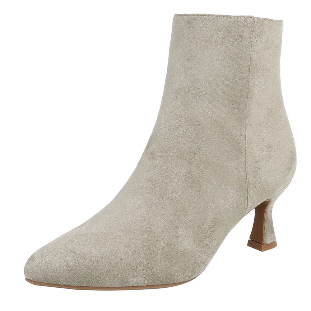Ital-Design Stylische Damen-Stiefeletten mit Stickdetails für Alltag Stiefe günstig online kaufen