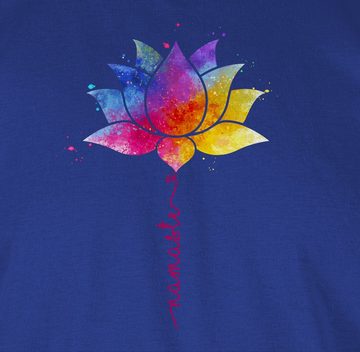 Shirtracer T-Shirt Namaste Lotusblüte Meditation Yoga Mandala Spirit Yoga