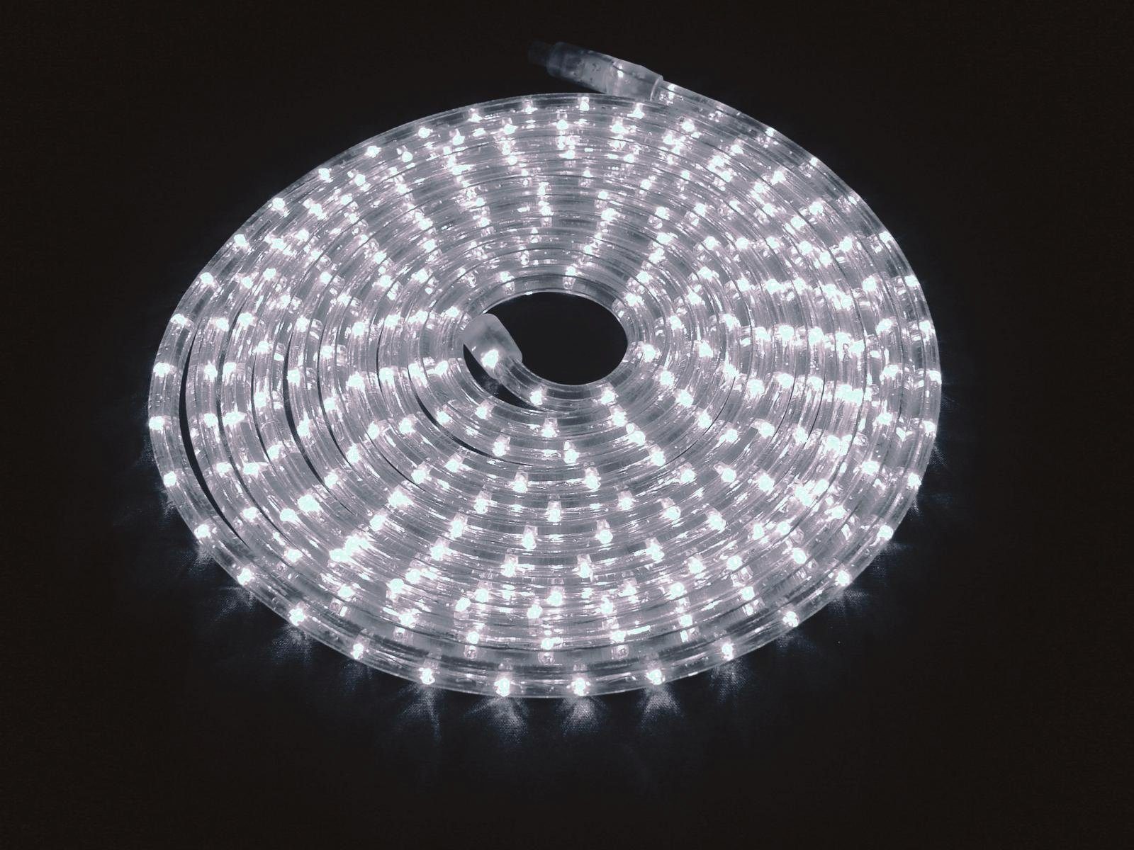 EUROLITE LED-Lichterschlauch EUROLITE LED RUBBERLIGHT Anschlußkabel RL1-230V, weiß Schuko 1,5m