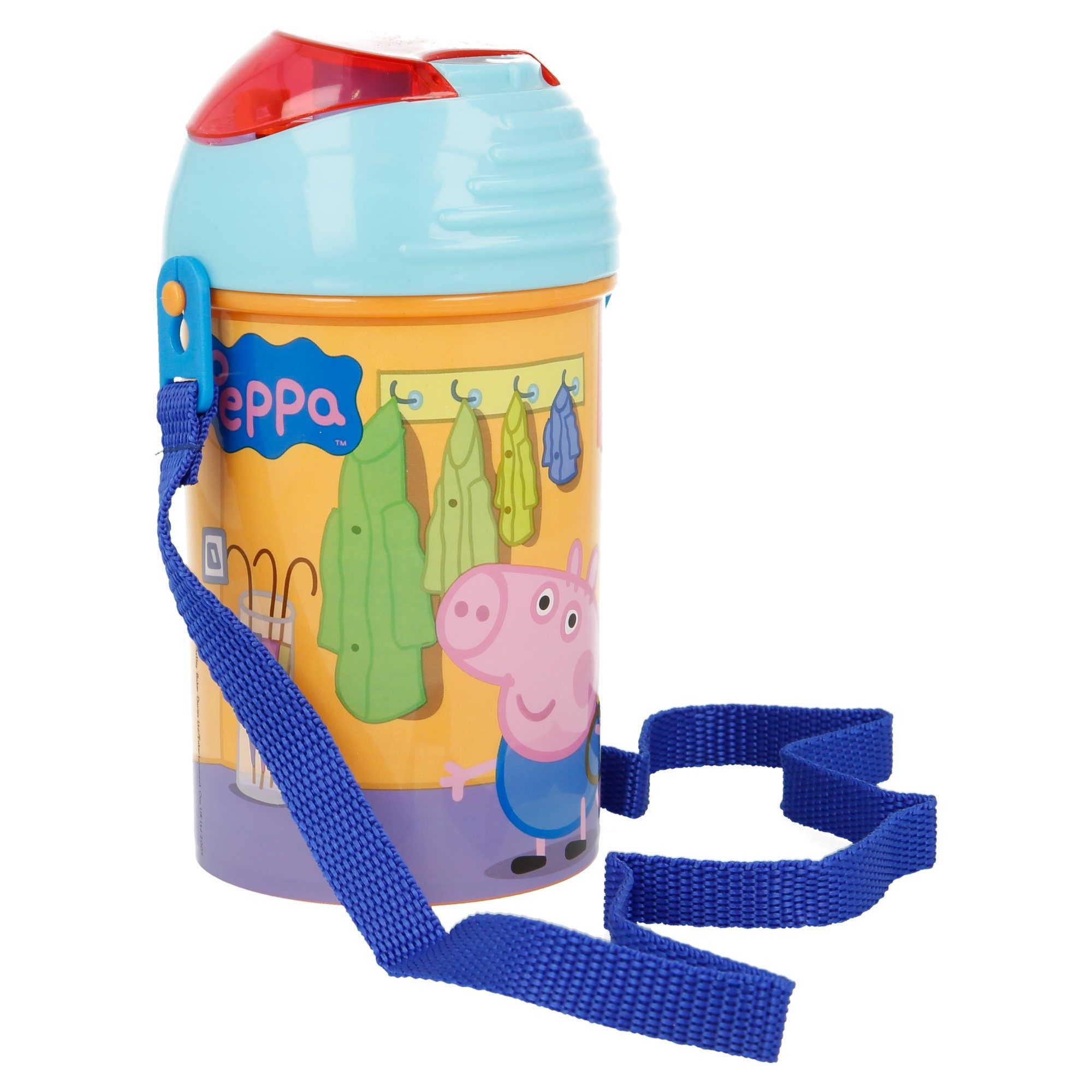 Peppa Pig Trinkflasche Peppa Pig Wutz Sportflasche Wasserflasche Flasche 450 ml