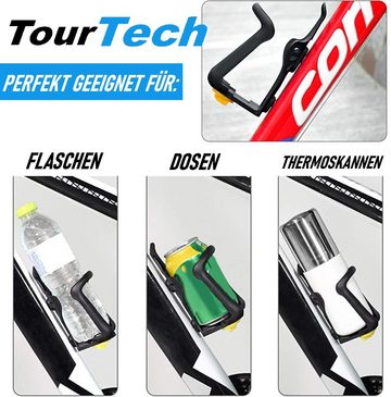 MAVURA Fahrrad-Flaschenhalter TourTech Verstellbarer Flaschenhalter für Fahrräder, (Fahrrad Flaschen Halterung), Wasserflaschenhalter, Trinkflaschenhalter, Getränkehalter, Dosenhalter