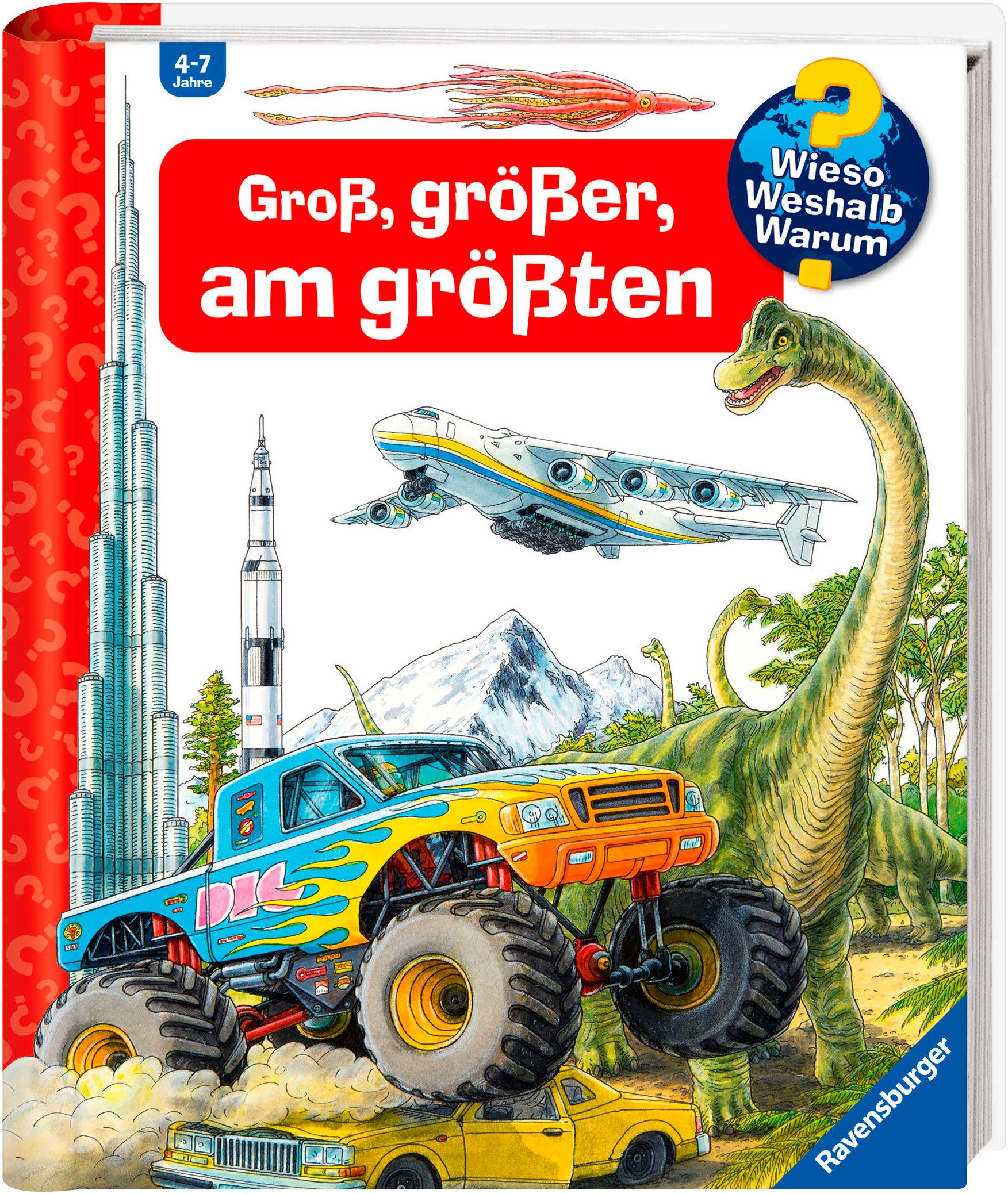 Ravensburger Kinderbuch Wieso? Weshalb? Warum?, Groß, größer, am größten (Riesenbuch)