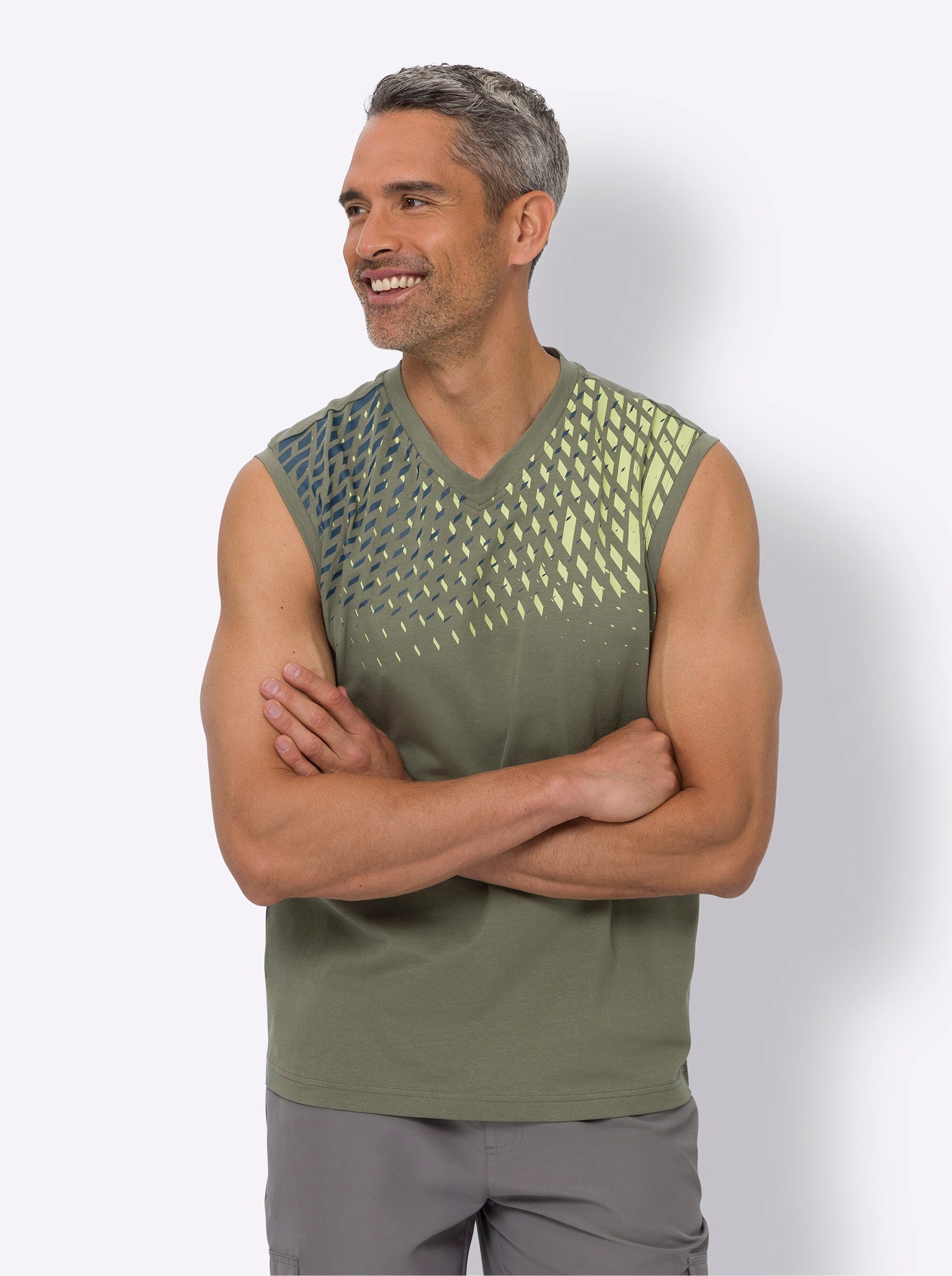 Sieh an! Trainingsshirt Achselshirt Ärmellos günstig online kaufen