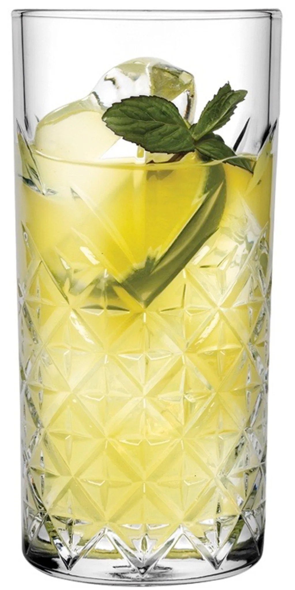 Pasabahce Скло-Set Timeless Longdrink, Glas, Longdrink Glas Wassergläser Kristall Design 4-er Set