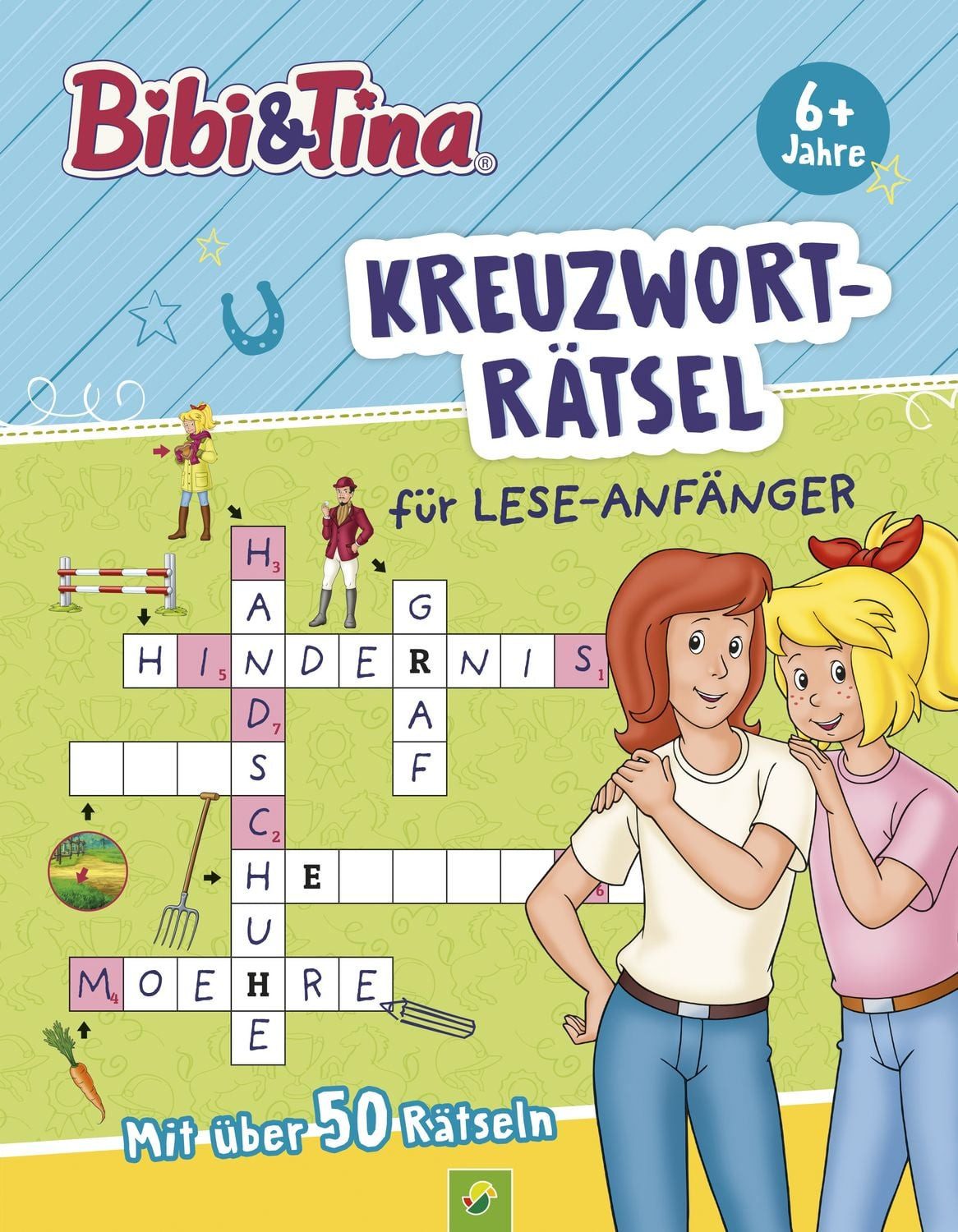 Bibi & Tina Kreuzworträtsel für Lese-Anfänger / Schwager & Steinlein Verlag
