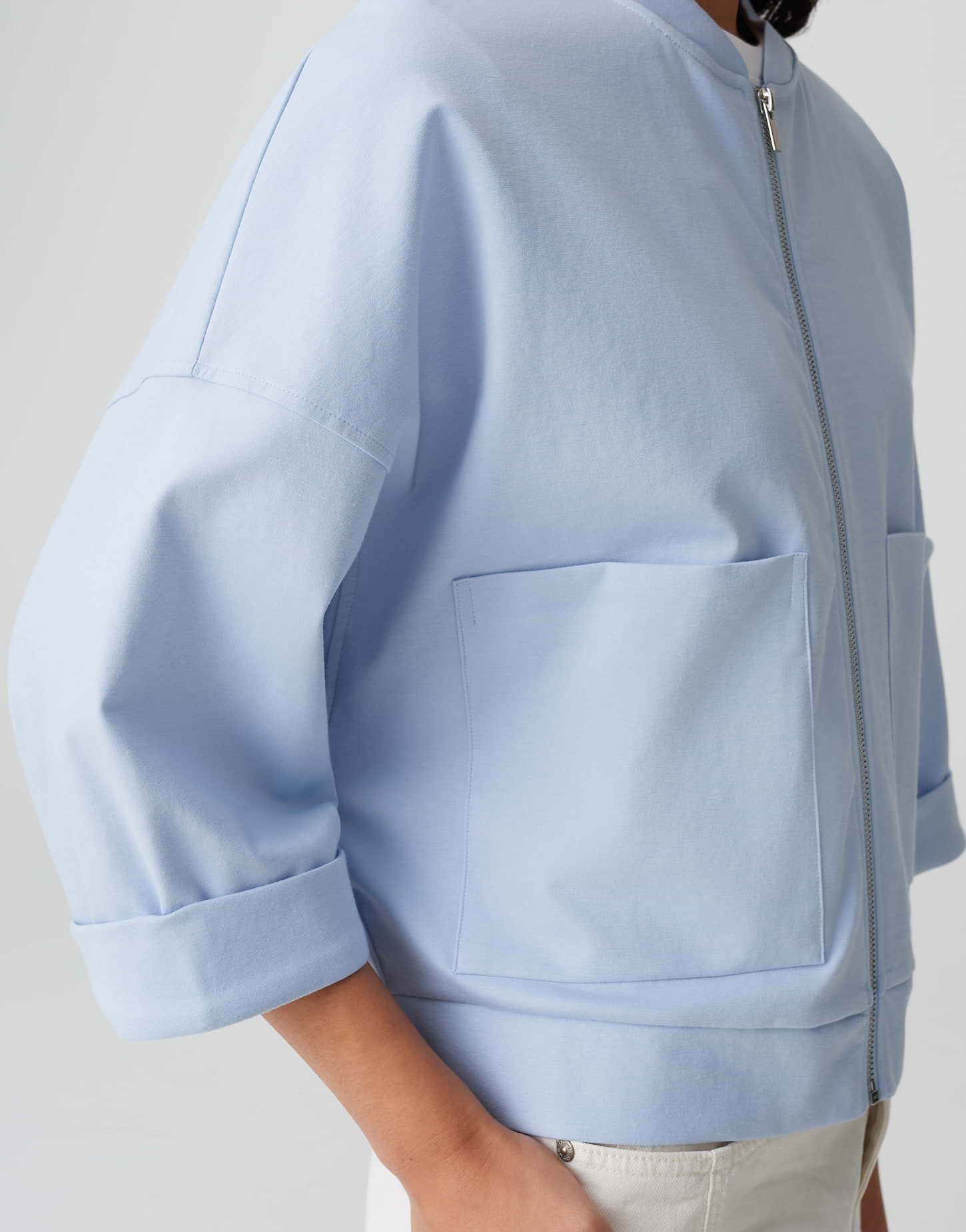 OPUS Sweater GOPTA Loose im angesagten Blouson Look