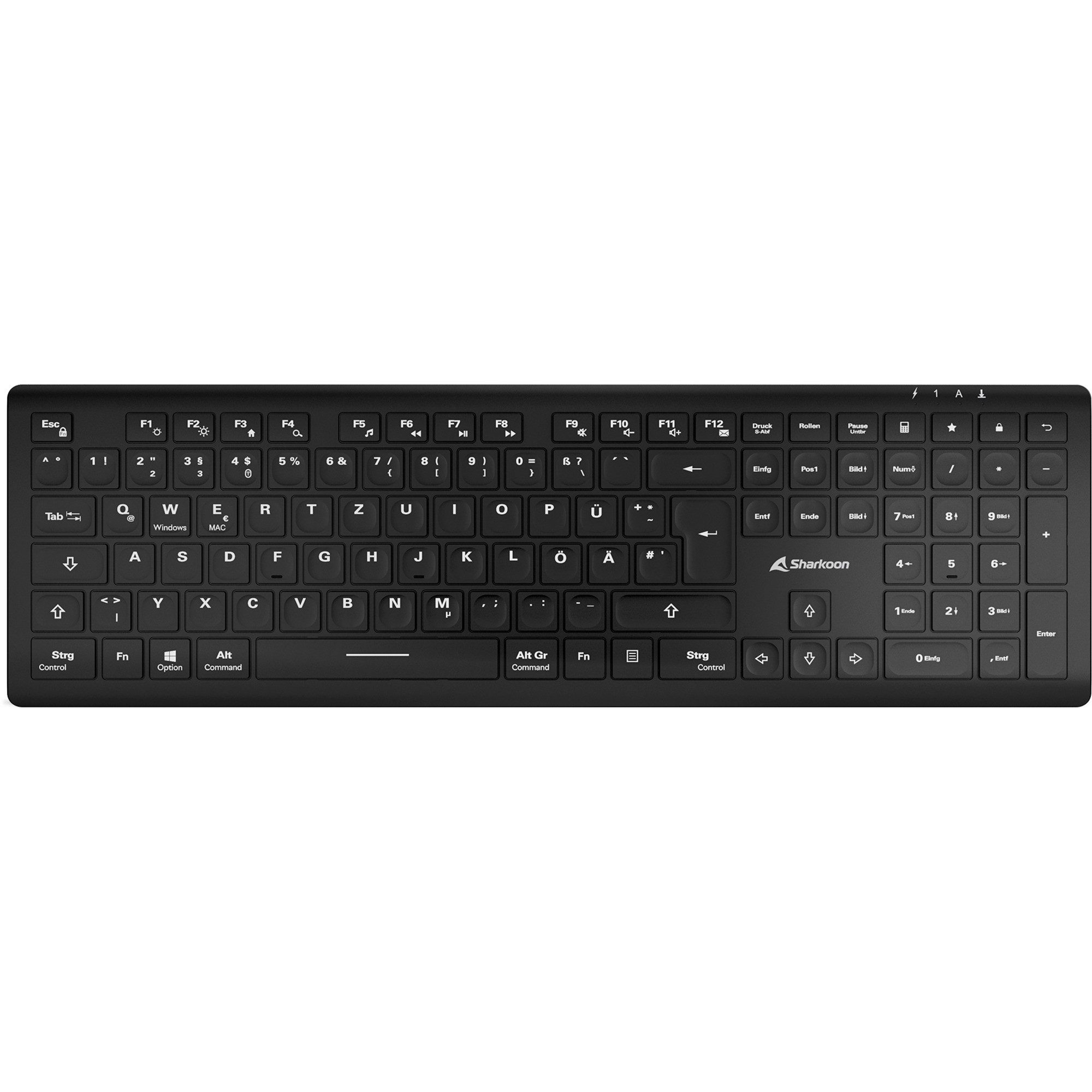 Sharkoon Sharkoon OfficePal K30W, Tastatur Tastatur