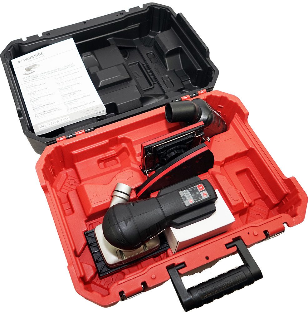 PARKSIDE PERFORMANCE® Akku-Schwingschleifer 20V Akku Schwingschleifer PAMSP 20 (ohne Akku)