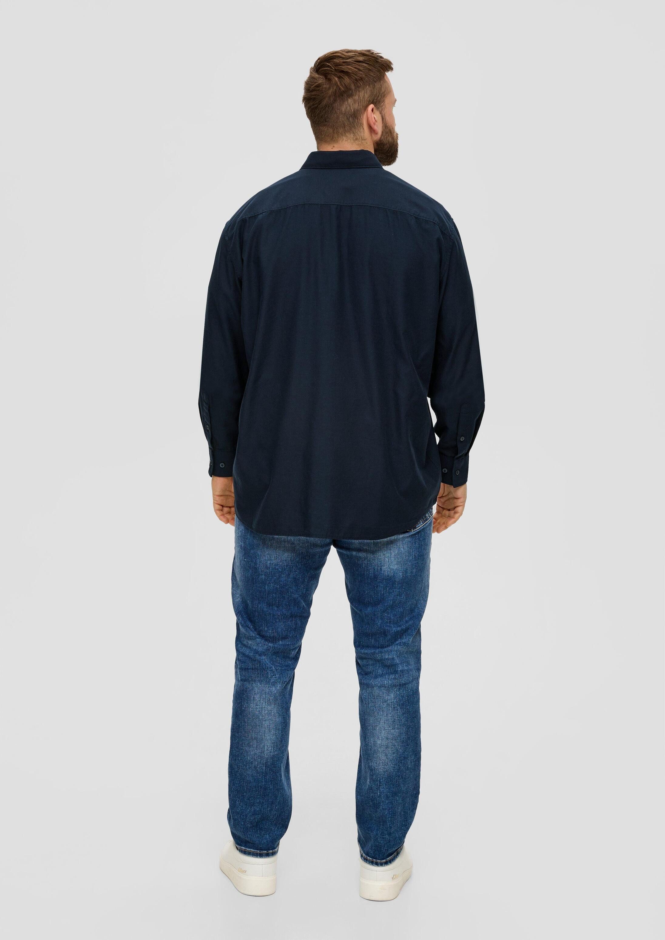s.Oliver Langarmhemd Hemd Regular: Button Down-Hemd