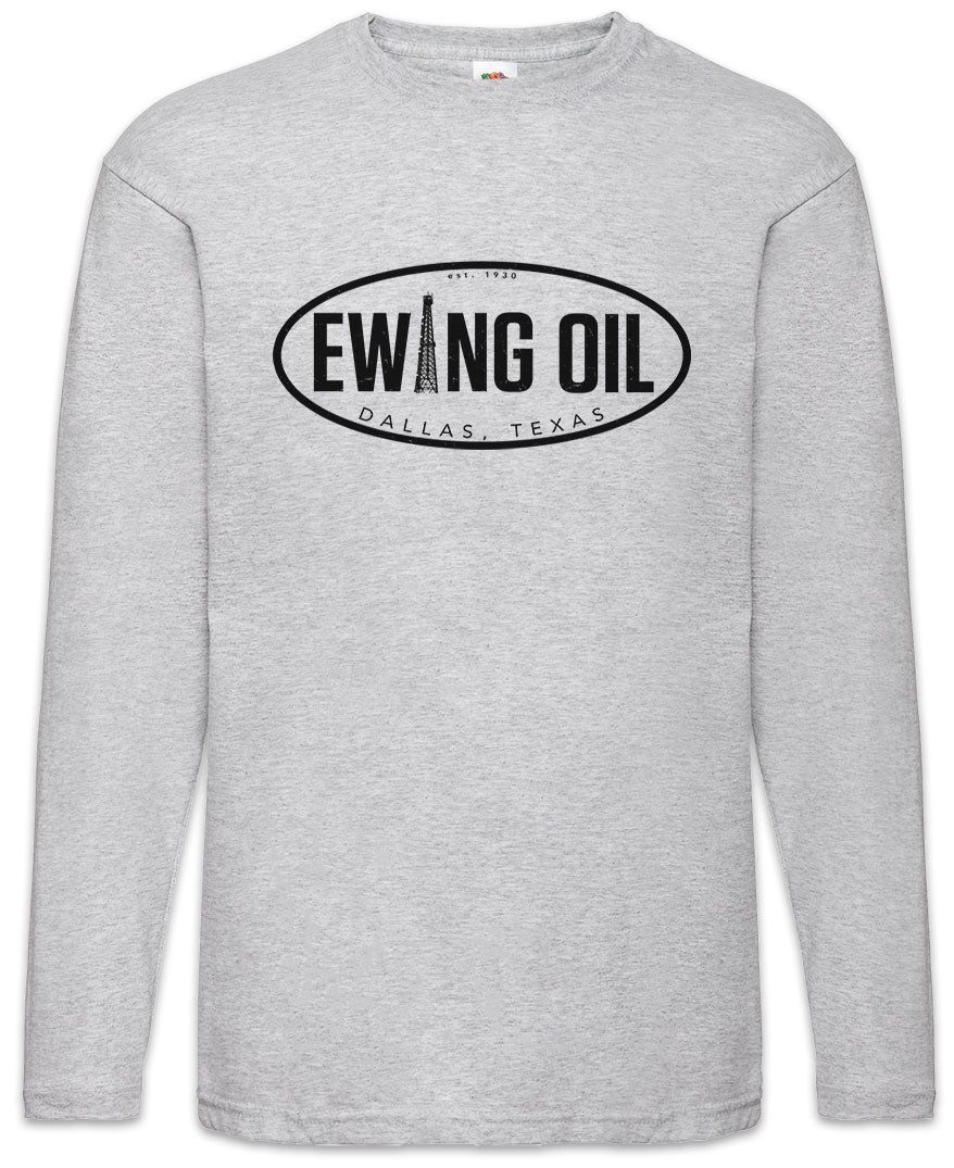 Langarmshirt Ewing Oil A2 Langarm T-Shirt Logo Texas Symbol Dallas State TV Series