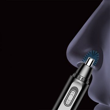 Bifurcation Nasenhaartrimmer Ohren- und Nasentrimmer für Herren, über USB wiederaufladbar