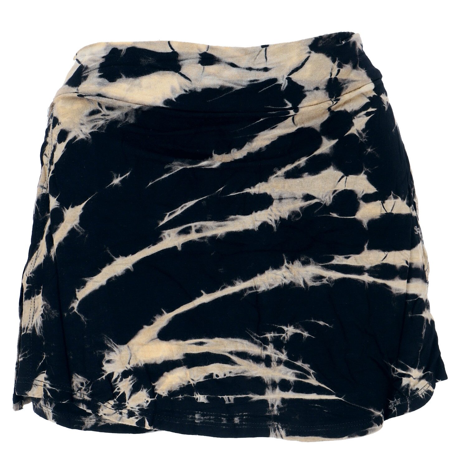 Guru-Shop Hose & Shorts Batik Minirock mit Pantys, Unikat Yoga Shorts,.. alternative Bekleidung
