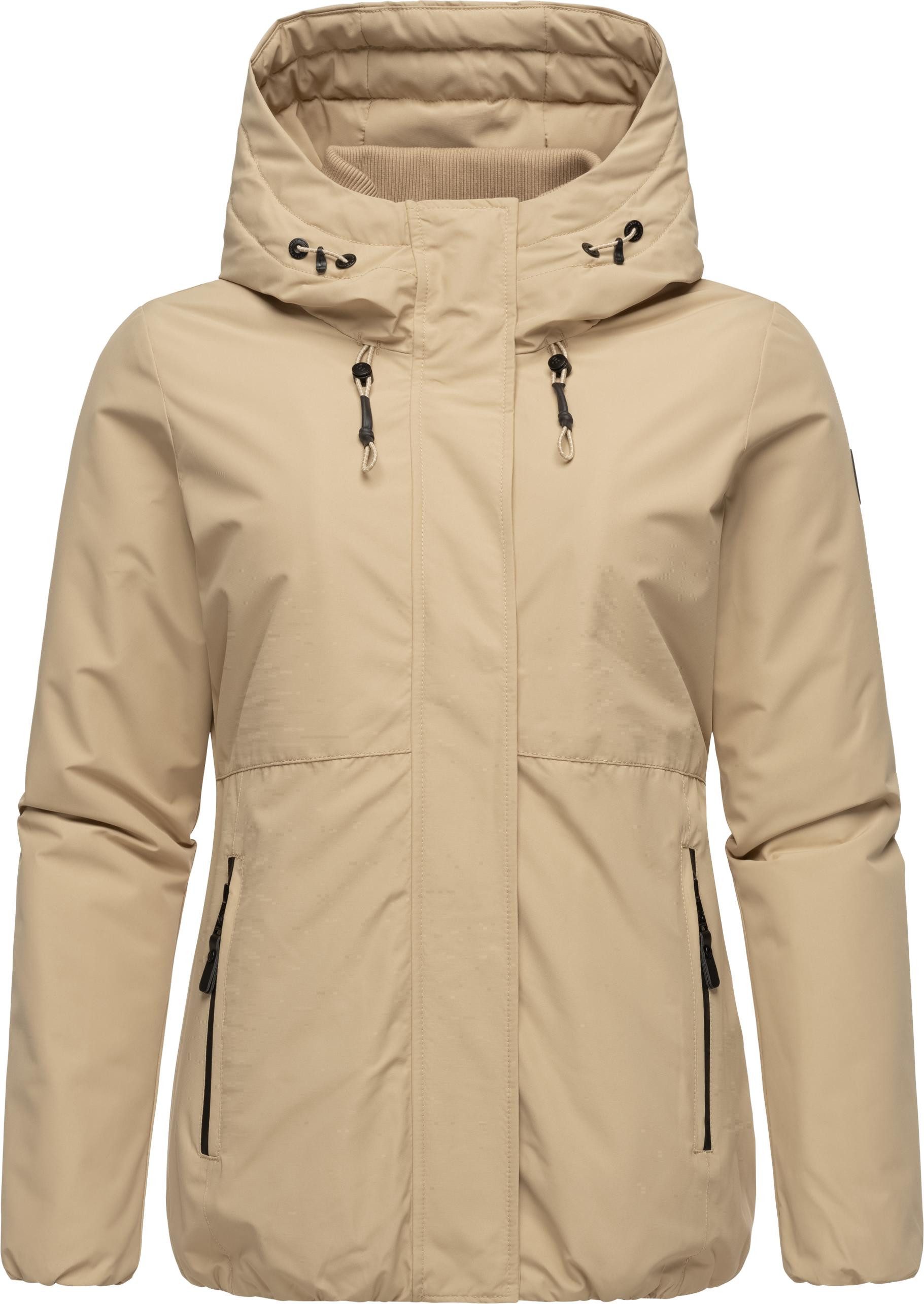Ragwear Winterjacke Sunniva wasserdichte Winter Damen Jacke mit Teddyfell-I günstig online kaufen