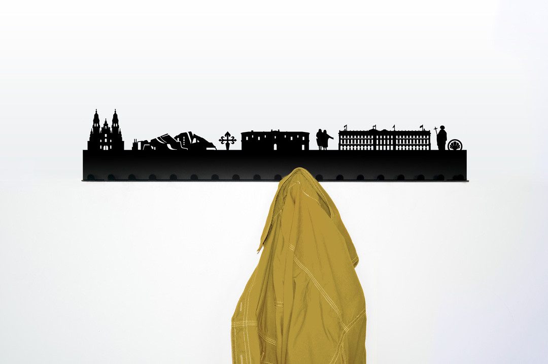 Radius Wandgarderobe Skyline Städte-Garderobe günstig online kaufen