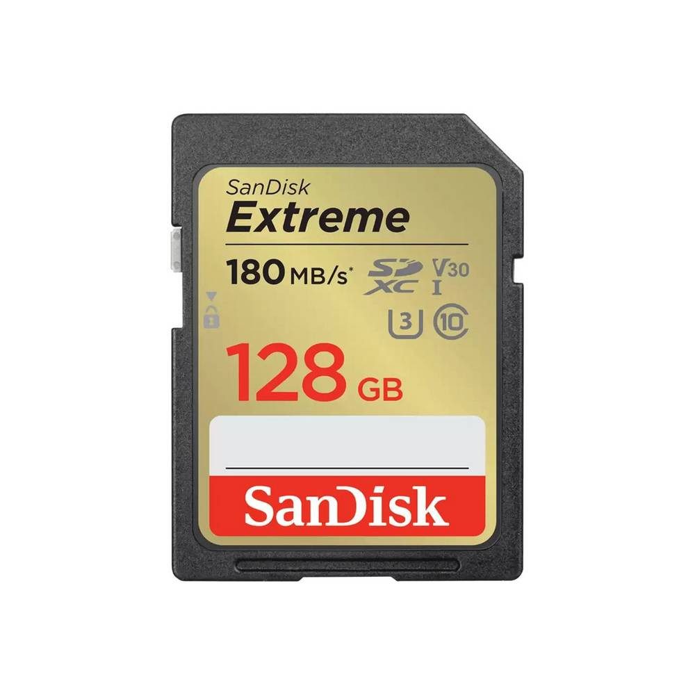 Sandisk Flash-Speicherkarte - 128 GB SDSDXWA-128G-GNCIN Speicherkarte (stoßsicher, Wasserdicht)