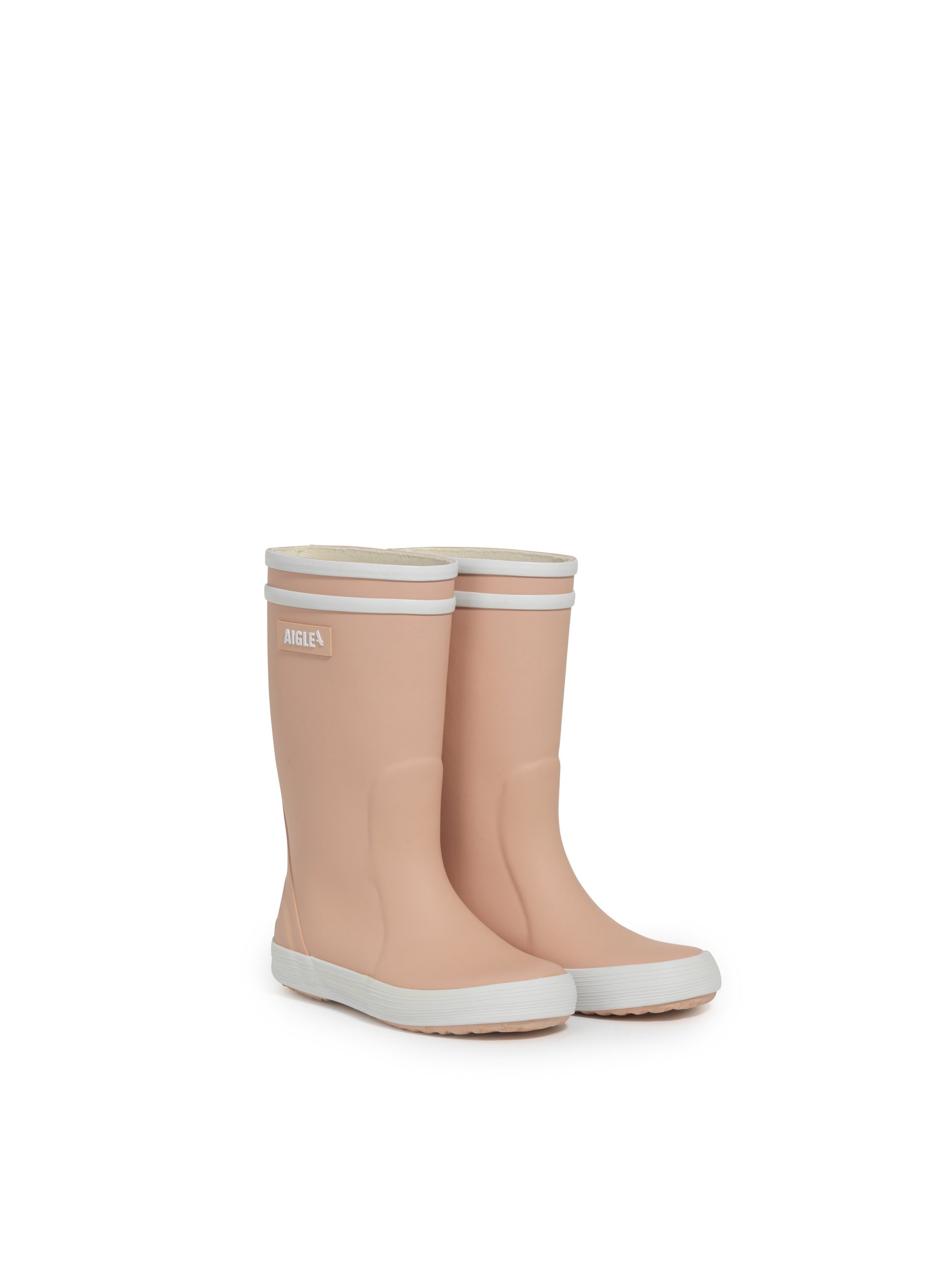 Aigle Regenstiefel Lolly-Pop 2 rosa/weiß Gummistiefel günstig online kaufen