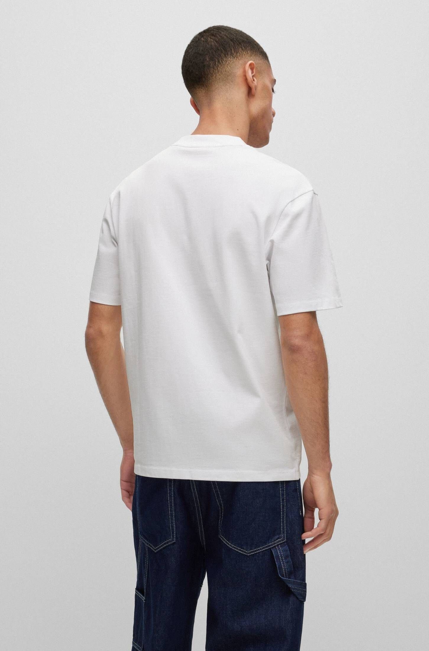 T-Shirt HUGO DAPOLINO (1-tlg) T-Shirt weiss Herren (10)