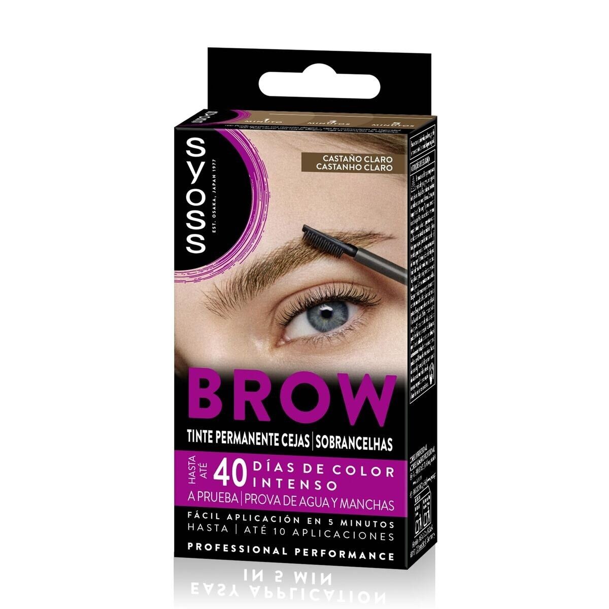 Syoss Augenbrauenfarbe BRAUENTÖNUNG permanente Augenbrauen #Light Brown 1 u