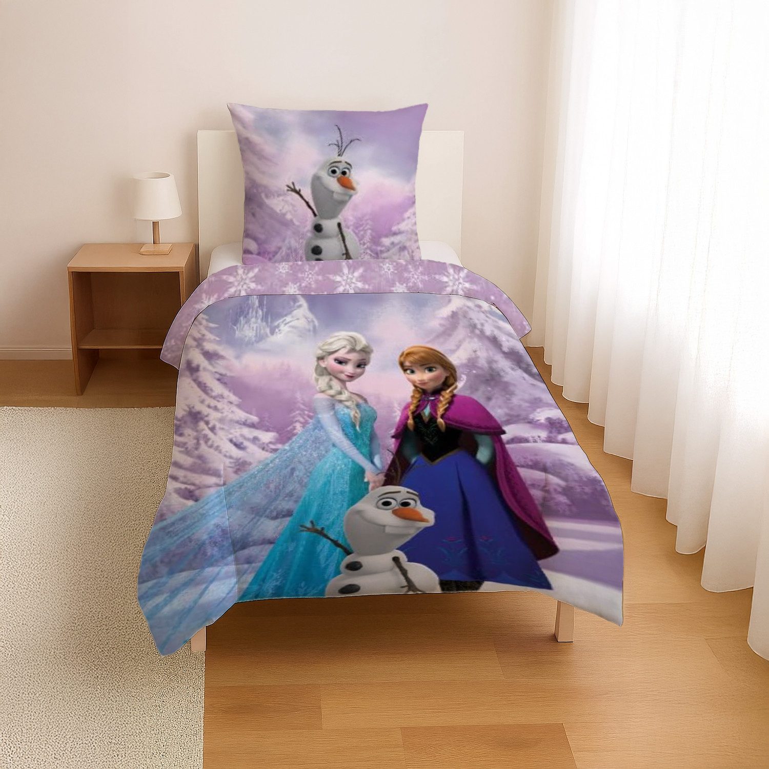 BrandMac Kinderbettwäsche Disney Frozen Bettwäsche-Set Anna, günstig online kaufen