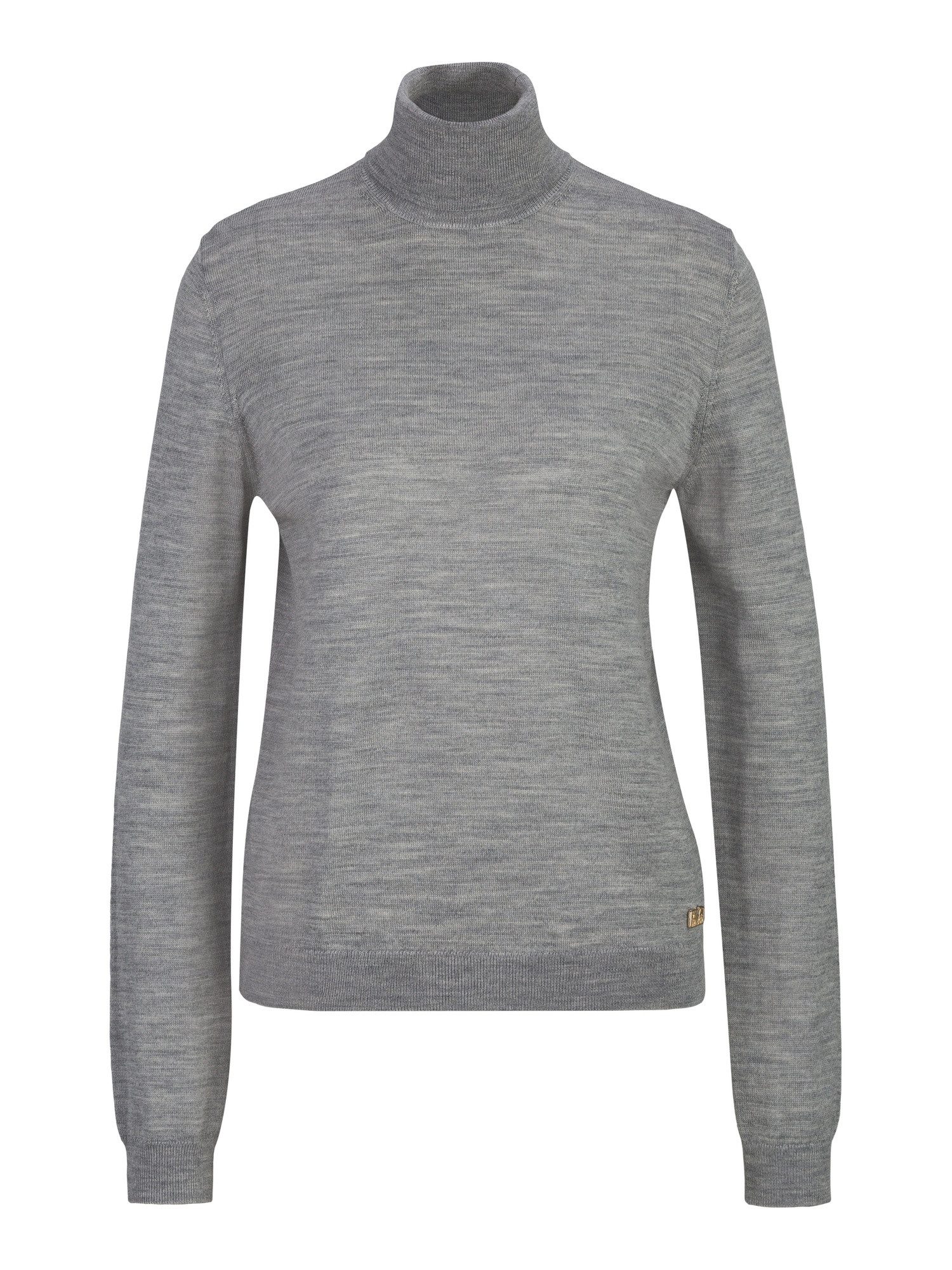 19V69 ITALIA Strickpullover Tizi Damen Merinowolle, Oversize mit Stehkragen