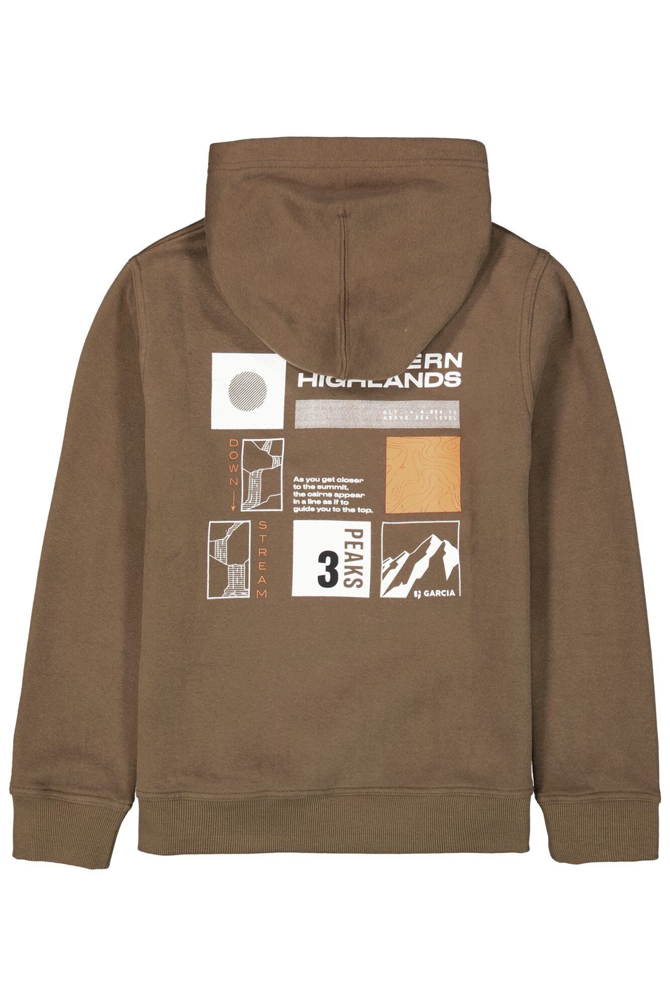 Garcia Sweatshirt mit Rückenprint