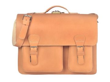 Ruitertassen Aktentasche Classic Satchel, 40 cm Lehrertasche mit 2 Fächern, auch als Rucksack zu tragen, Leder