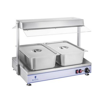 Royal Catering Warmhalteplatte Warmhalteplatte Speisenwärmer Wärmetheke Buffetwärmer 1200 W 2