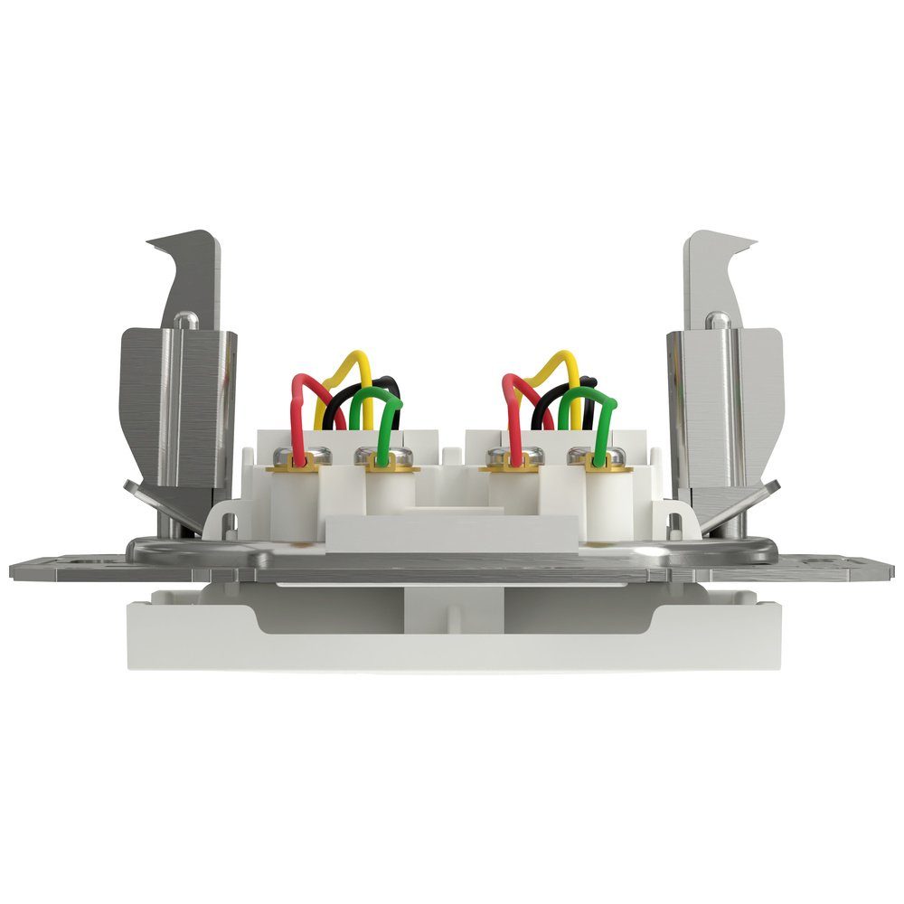 SCHNEIDER Schalter Schneider Electric RJ11-Telefondose Asfora Weiß (RAL 9003) EPH427012