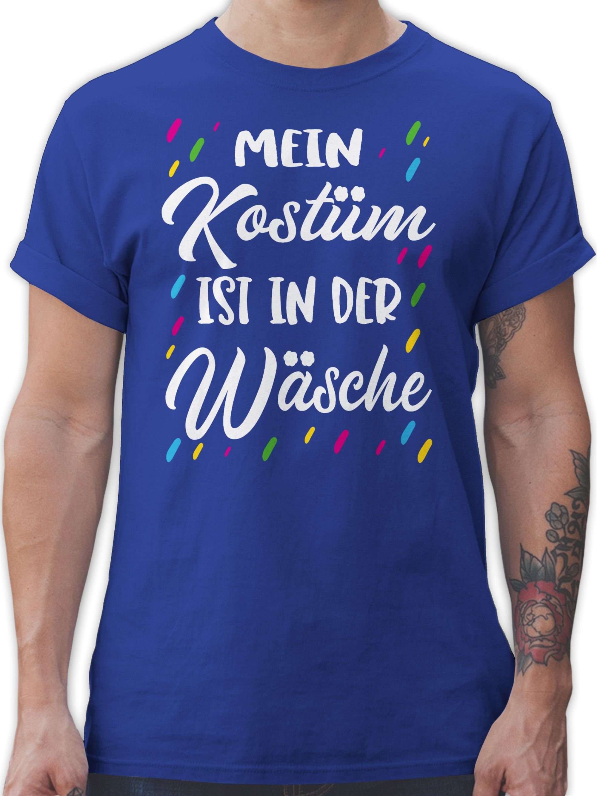 Shirtracer T-Shirt Mein Kostüm ist in der Wäsche - Das ist mein Kostüm Kostuem in der Wae Karneval & Fasching 3 Royalblau