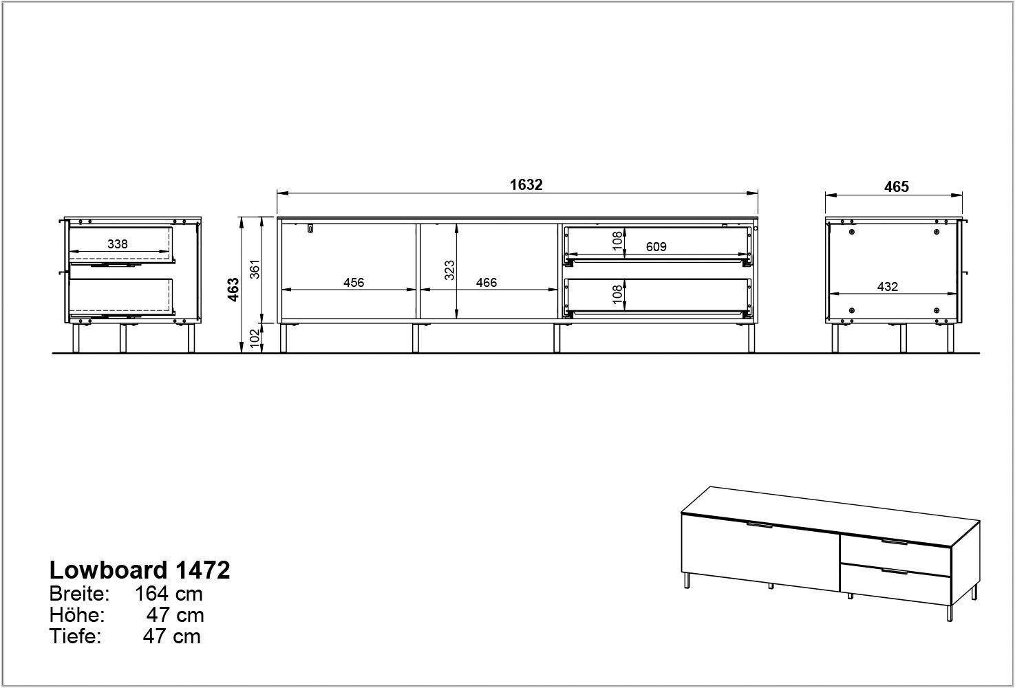 TV-Schrank GERMANIA California