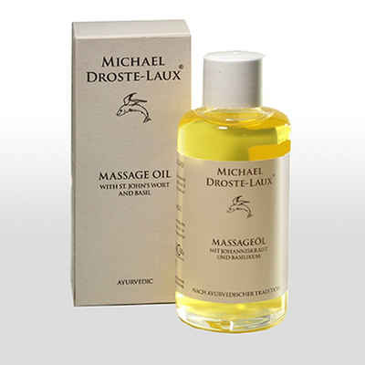 Michael Droste-Laux Massageöl Droste-Laux Massageöl mit Johanniskraut und Basilikum 100 ml, 1-tlg.
