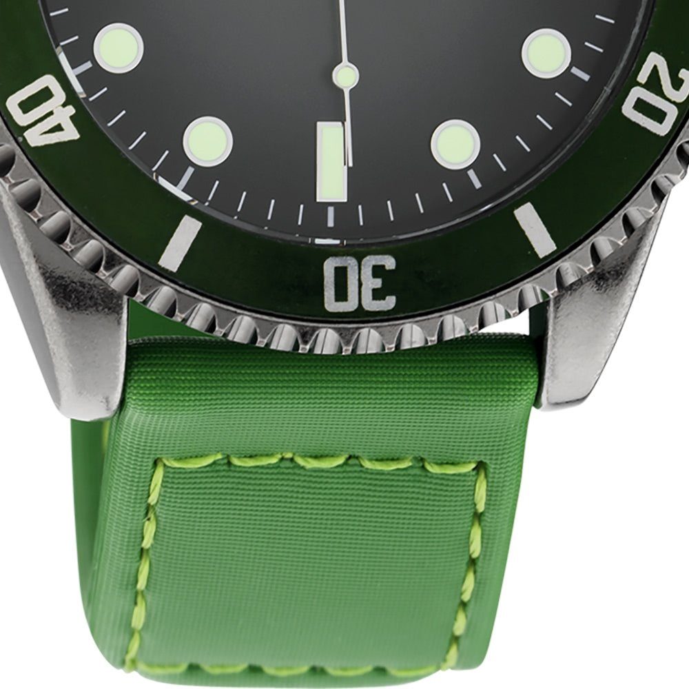 OOZOO Quarzuhr Oozoo Herren Armbanduhr Timepieces, (Analoguhr), Herrenuhr rund, groß (ca. 42mm) Lederarmband, Casual-Style