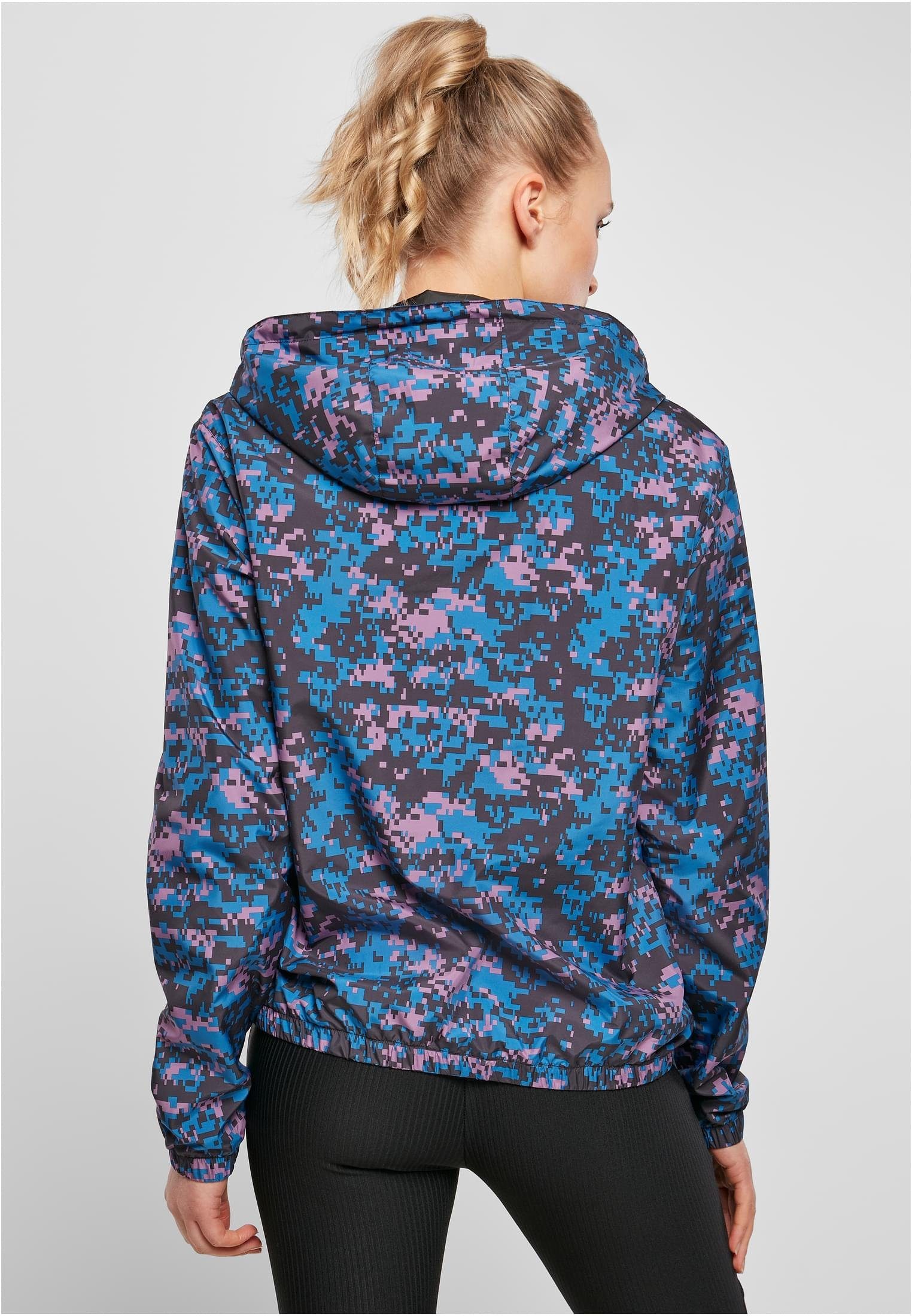 Jacket Damen Over (1-St) digitalduskvioletcamo URBAN Camo Pull Ladies Outdoorjacke CLASSICS