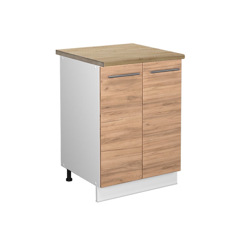 Vicco Unterschrank Fame-Line, Goldkraft Eiche/Weiß, 60 günstig online kaufen