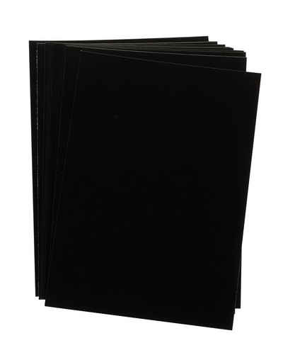 Ursus - Ludwig Bähr Grußkarte Enkaustik Malkarten schwarz, 10 Stück
