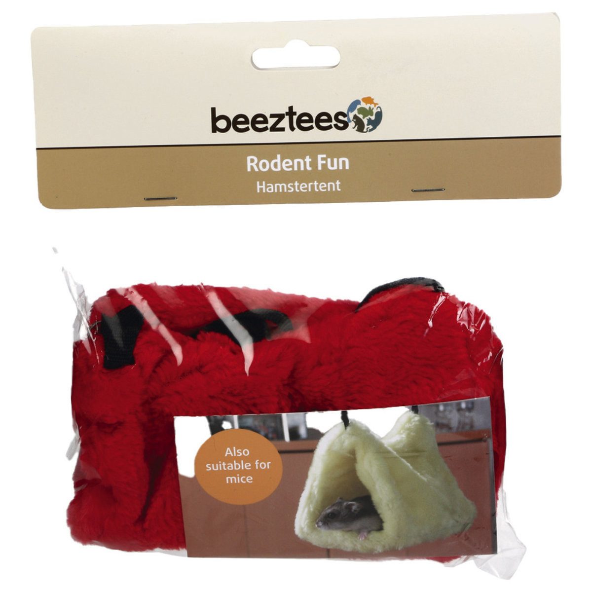 Beeztees Nagerhaus Plüschzelt für Hamster