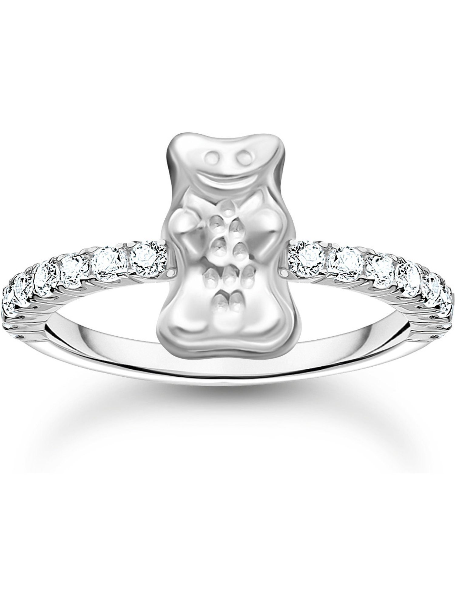 THOMAS SABO Fingerring Thomas Sabo Damen-Damenring 925er Silber Zirkonia, Zirkonia