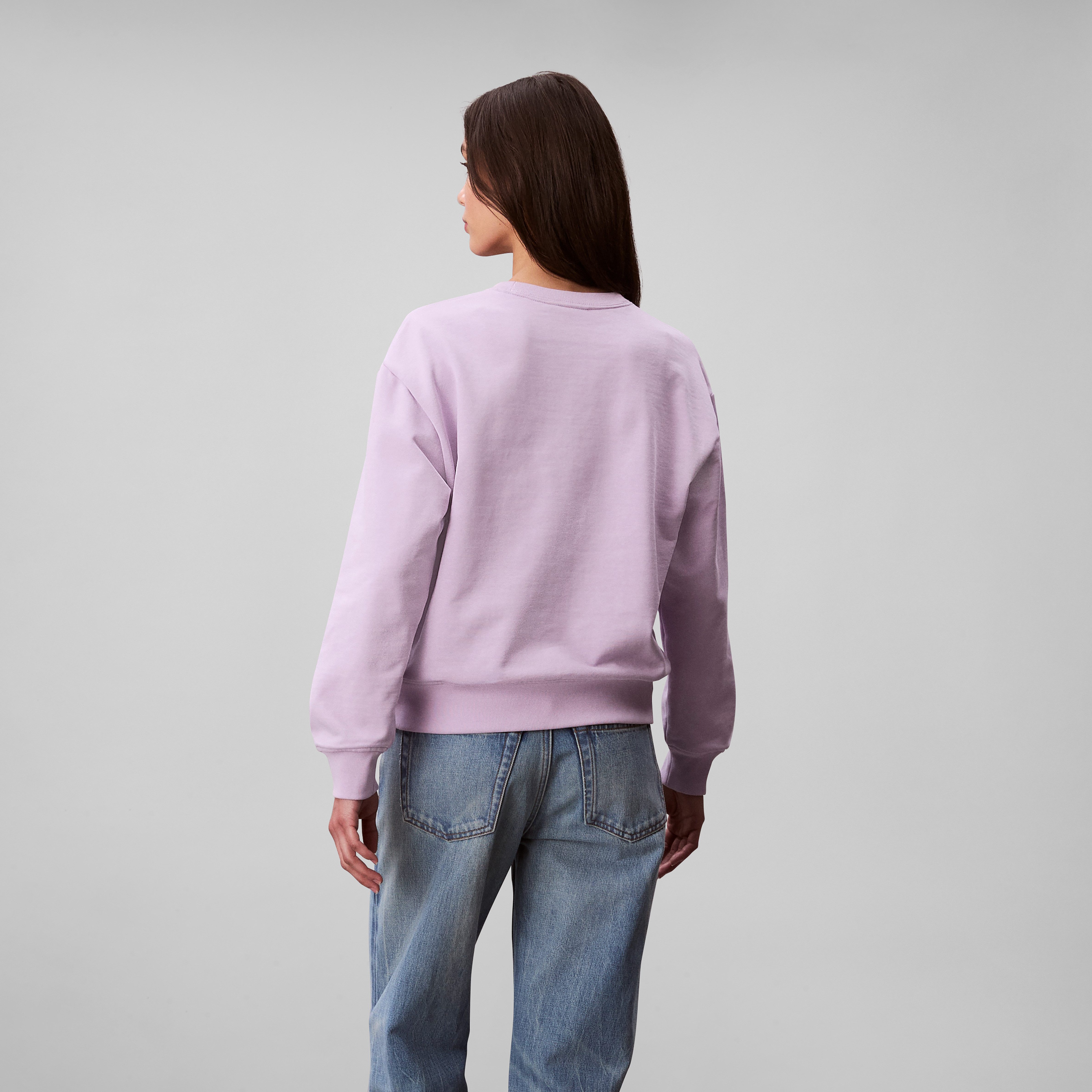 Calvin Klein Jeans Sweatshirt LS MNLG FRNCH TRRY R Mit Rundhalsausschnitt günstig online kaufen