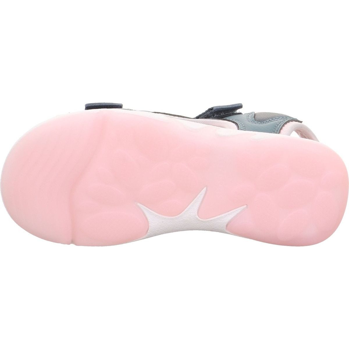 Superfit Pebbles Outdoorsandale Wasserdichte Sandale für Mädchen mit Herzdetails und
