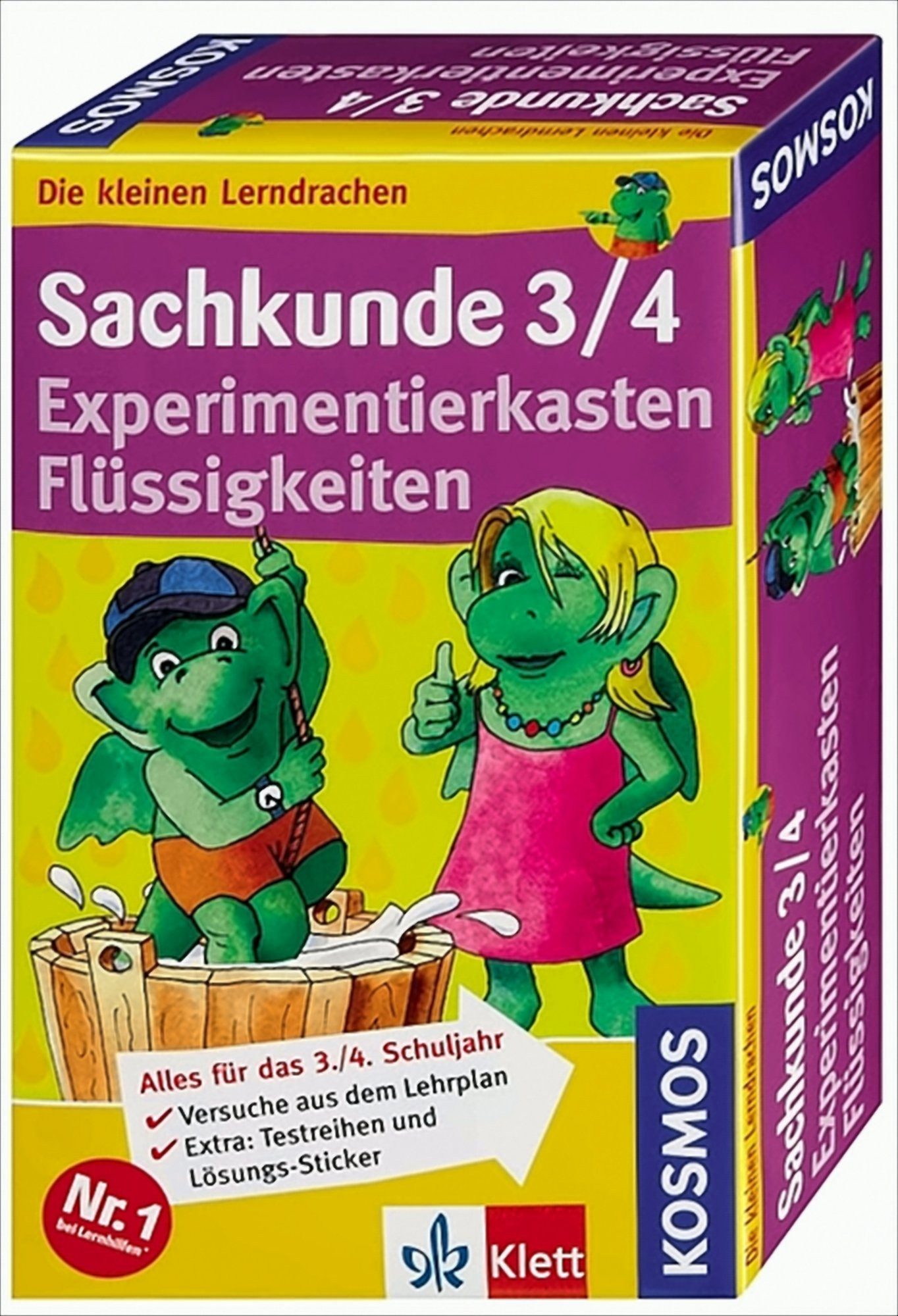 KOSMOS Verlag Spiel KOSMOS 604219 - Die kleinen Lerndrachen Sachkunde Flssigkeiten