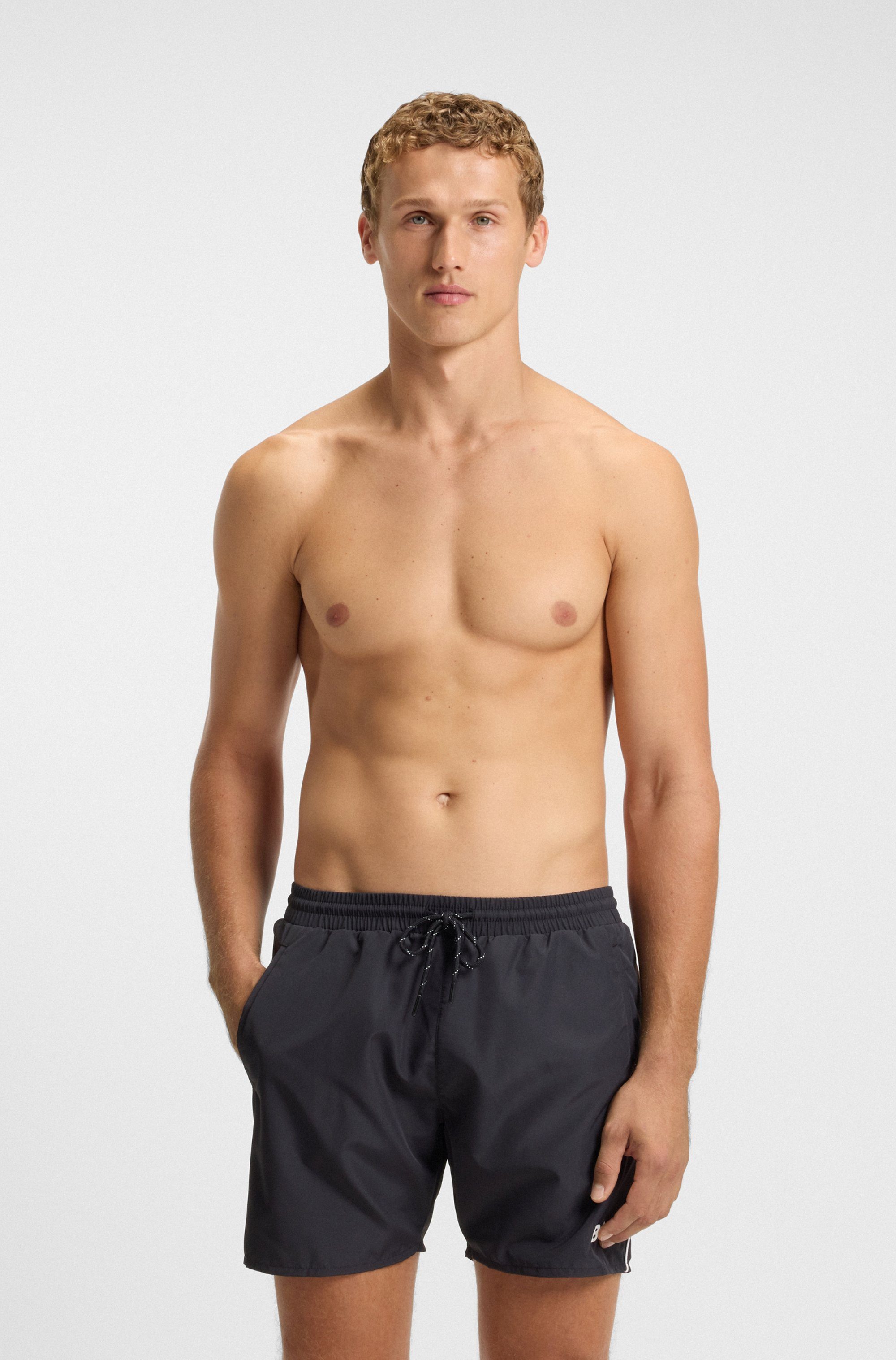 BOSS Badeshorts Starfish mit Kontraststreifen günstig online kaufen