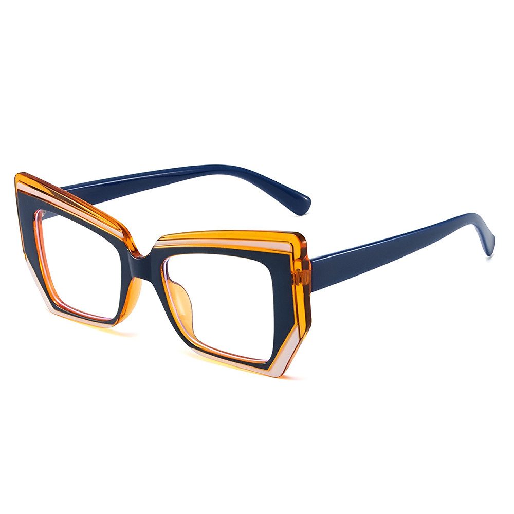 PACIEA Brille Damen Damen Herren Mehrfarbig Blaulichtfilter Oversized Anti-Müdigkeit